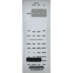 XRGB Mini Framemeister English Remote Translation Overlay lexan - white